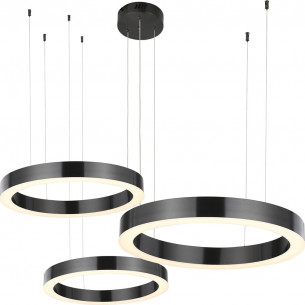 Circle LED 40+60+80 titanium pendant lamp Step Into Design