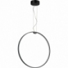 Acirculo 50cm LED black modern round pendant lamp Step Into Design