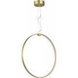 Acirculo 50cm LED gold glamour round pendant lamp Step Into Design