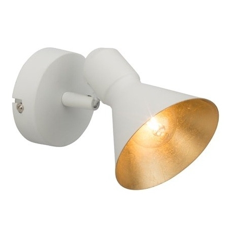Aztekas white&amp;gold wall lamp Brilliant