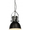 Salford 23 black&amp;chrome industrial pendant lamp Brilliant