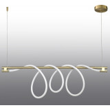 Lampa wisząca podłużna glamour Fantasia Long 120cm LED złota Step Into Design