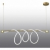 Lampa wisząca podłużna glamour Fantasia Long 120cm LED złota Step Into Design