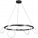 Lampa wisząca nowoczesna Fantasia 60cm LED czarna Step Into Design