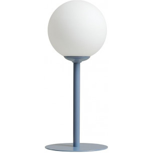 Pinne Colours 14 dusty blue glass ball table lamp Aldex