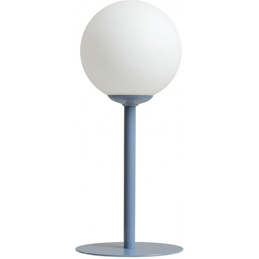 Pinne Colours 14 dusty blue glass ball table lamp Aldex