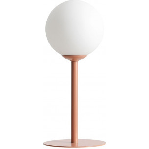 Pinne Colours 14 coral glass ball table lamp Aldex