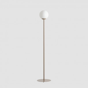 Pinne Colours 20 beige floor lamp with glass ball Aldex