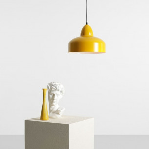 Lampa wisząca metalowa Como Colours 30 mustard Aldex