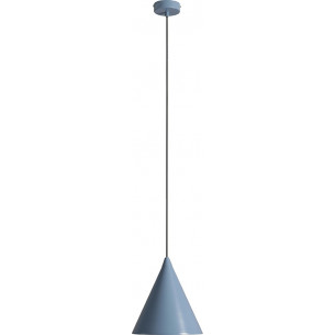 Form 24cm dusty blue cone pendant lamp Aldex