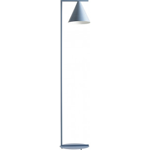 Form dusty blue cone floor lamp Aldex