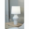 Lampa stołowa ceramiczna Shape biała Markslojd