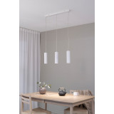 Lampa wiszące tuby na listwie Costilla III biała Markslojd