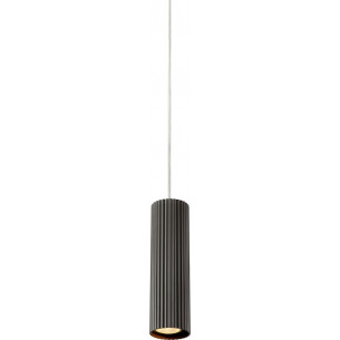 Costilla 7 grey tube pendant lamp Markslojd