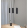 Lampa wiszące tuby na listwie Costilla III szara Markslojd