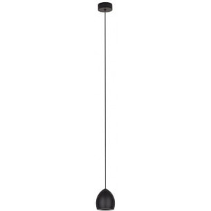 Comet Round LED black minimalist pendant lamp Maxlight