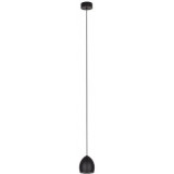 Comet Round LED black minimalist pendant lamp Maxlight