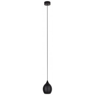 Comet Drop LED black minimalist pendant lamp Maxlight