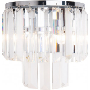 Monaco chrome glamour crystal wall lamp Maxlight