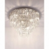 Monaco 60 chrome glamour crystal ceiling lamp Maxlight