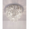 Monaco 42 chrome glamour crystal ceiling lamp Maxlight