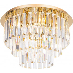 Monaco 42 gold glamour crystal ceiling lamp Maxlight