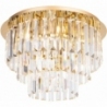 Monaco 42 gold glamour crystal ceiling lamp Maxlight