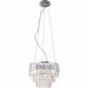 Monaco 42 chrome glamour crystal pendant lamp Maxlight