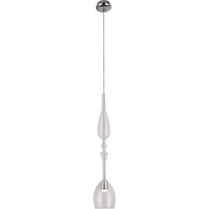 Murano C LED transparent glass pendant lamp Maxlight