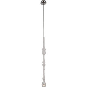 Murano D LED transparent glass pendant lamp Maxlight