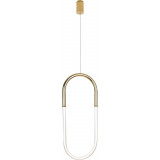 Lampa wisząca nowoczesna Olivia LED 33 złota MaxLight