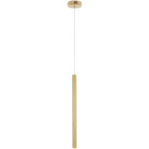 Organic LED 2.5 brushed gold tube pendant lamp Maxlight