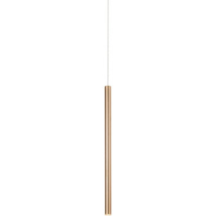 Organic LED 2.5 brushed copper tube pendant lamp Maxlight