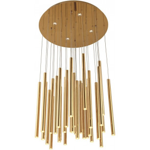 Organic 62 LED gold glamour dimmable pendant lamp Maxlight