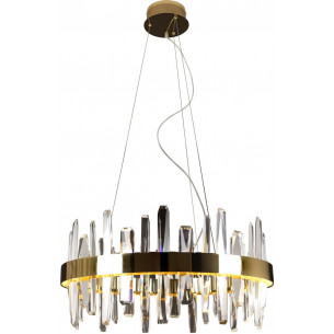 Prince LED 60 gold crystal glamour pendant lamp Maxlight