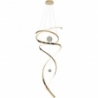 Lampa wisząca glamour Ritz LED 60 złota MaxLight