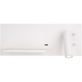 Superior LED white wall lamp with usb and inductive charger Maxlight