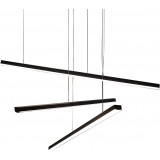 Trio III 100 LED black modern dimmable pendant lamp Maxlight