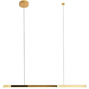 Trio 100 LED gold glamour dimmable pendant lamp Maxlight