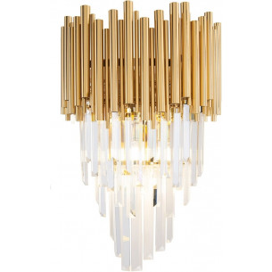 Vogue gold wall lamp glamour crystal Maxlight