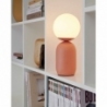 Notti terracotta glass ball table lamp Nordlux