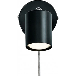 Explore black adjustable wall lamp with cord Nordlux