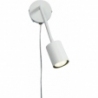 Explore flex white wall lamp with cord and arm Nordlux