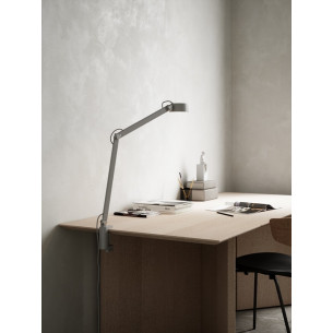 Nobu LED grey desk lamp DFTP