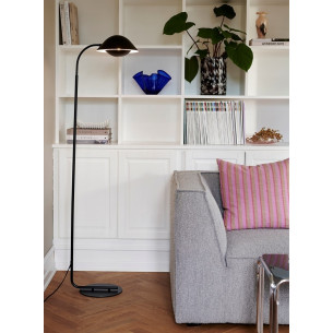 Freya black modern floor lamp Nordlux