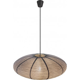 Villo 60 anthracite rice paper japandi pendant lamp Nordlux