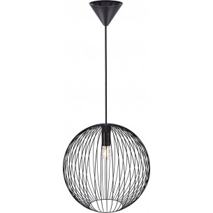 Lampa wisząca druciana kula Beroni 35 czarna Nordlux