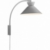 Dial grey scandinavian wall lamp Nordlux