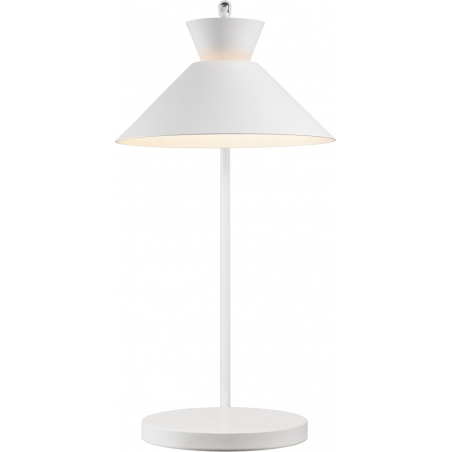 Lampy na biurko. Lampa biurkowa skandynawska Dial biała Nordlux