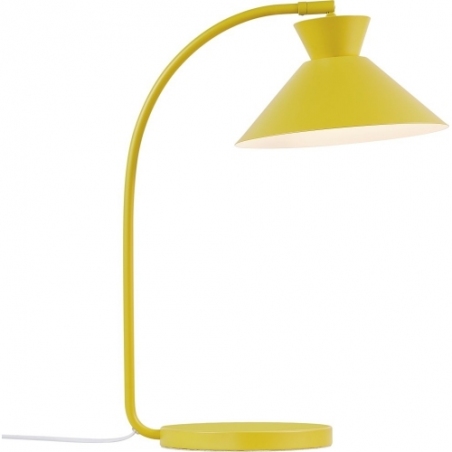 Lampy na biurko. Lampa biurkowa skandynawska Dial żółta Nordlux